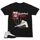 Sneakerhead Blood Shirt - Match Air Jordan 12 'Taxi'