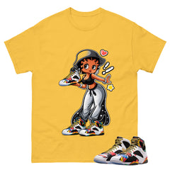Sneaker Flex Graphic Tee, Shirt to Match Air Jordan 7 Miro, Air Jordan 7 Miro Unisex Shirt