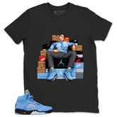 Graphic Tee Sneaker Fresh Shirt - Matching Air Jordan 5 Retro SE UNC