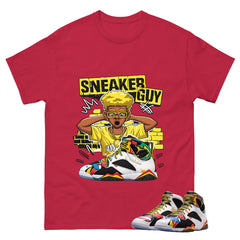 Sneaker Guy Graphic Tee, Shirt to Match Air Jordan 7 Miro, Air Jordan 7 Miro Unisex Shirt