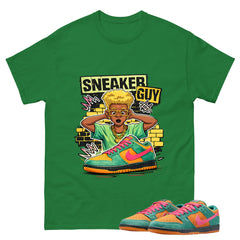Sneaker Guy Graphic Tee, Shirt to Match SB Dunk Green Noise, SB Dunk Green Noise Watermelon Unisex Shirt