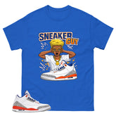 Sneaker Guy Shirt - Match Blue Air Jordan 3 Knicks