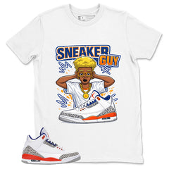 Sneaker Guy Shirt - Match Blue Air Jordan 3 Knicks