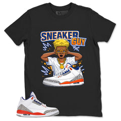 Sneaker Guy Shirt - Match Blue Air Jordan 3 Knicks