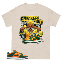 Sneaker Guy Shirt - Match Green Dunk Low Miami Hurricanes