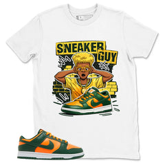 Sneaker Guy Shirt - Match Green Dunk Low Miami Hurricanes
