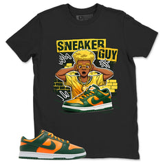 Sneaker Guy Shirt - Match Green Dunk Low Miami Hurricanes