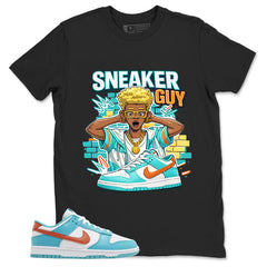 Sneaker Guy Shirt - Match White Dunk Low Miami Dolphins