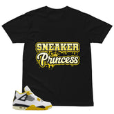Sneaker Princess Shirt - Match Air Jordan 4 Vivid Sulfur