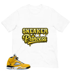 Graphic Tee to Matching T23 Tokyo 5s Sneaker Princess Shirt