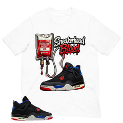 Sneakerhead Blood Shirt - Matching Air Jordan 4 Retro Rare Air