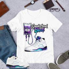 Sneakerhead Blood Shirt - Matching Air Jordan 5 Retro 'Grape' 2025
