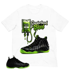 Sneakerhead Blood Shirt - Match Air Foamposite One Black Volt