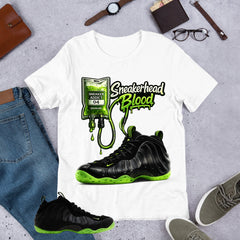Sneakerhead Blood Shirt - Match Air Foamposite One Black Volt