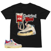 Sneakerhead Blood Shirt - Match Union LA x Air Jordan 4 Guava Ice