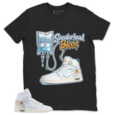 Sneakerhead Blood Shirt - Match Virgil Abloh x Air Jordan 1 Alaska
