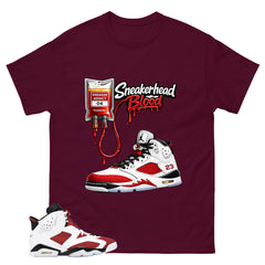 Sneakerhead Blood Shirt - Match White Air Jordan 6 Carmine