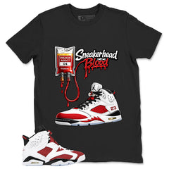 Sneakerhead Blood Shirt - Match White Air Jordan 6 Carmine