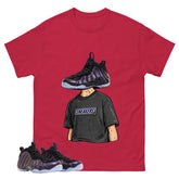 Sneakerhead Graphic Tee, Shirt to Match Air Foamposite One Eggplant, Air Foamposite Unisex Purple Shirt