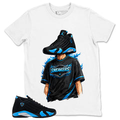 Sneakerhead Shirt - Match Air Jordan 14 Black University Blue 2026