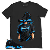 Sneakerhead Shirt - Match Air Jordan 14 Black University Blue 2026