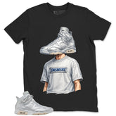 Sneakerhead Shirt - Match Air Jordan 6 x Paris Saint-Germain Metallic Silver