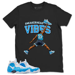 Sneakerhead Vibes Graphic Tee, Shirt to Match Air Foamposite Pro University Blue, Air Foamposite Unisex Blue Shirt