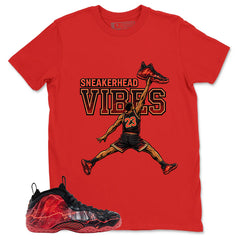 Sneakerhead Vibes Graphic Tee, Shirt to Match Air Foamposite Stranger Things, Air Foamposite Unisex Blue Shirt