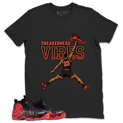 Sneakerhead Vibes Graphic Tee, Shirt to Match Air Foamposite Stranger Things, Air Foamposite Unisex Blue Shirt