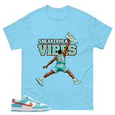 Sneakerhead Vibes Shirt - Match Green Dunk Low Miami Dolphins