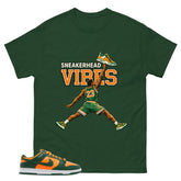 Sneakerhead Vibes Shirt - Match Green Dunk Low Miami Hurricanes