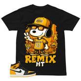 Snoopy Laker 23 Shirt - Match Air Jordan 1 Yellow Toe