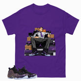 Sole Boss Graphic Tee, Shirt to Match Air Foamposite One Eggplant, Air Foamposite Unisex Purple Shirt