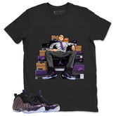 Sole Boss Graphic Tee, Shirt to Match Air Foamposite One Eggplant, Air Foamposite Unisex Purple Shirt