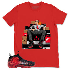 Sole Boss Graphic Tee, Shirt to Match Air Foamposite Stranger Things, Air Foamposite Unisex Blue Shirt