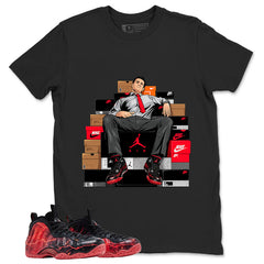 Sole Boss Graphic Tee, Shirt to Match Air Foamposite Stranger Things, Air Foamposite Unisex Blue Shirt