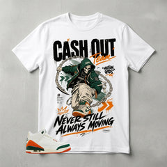 SoleFly Miami 3s Zadago Shirt Cash Out Team Graphic