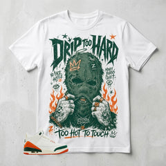 SoleFly Miami 3s Zadago Shirt Drip To Hard Graphic