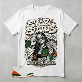 SoleFly Miami 3s Zadago Shirt No Static All Shine Graphic