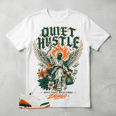 SoleFly Miami 3s Zadago Shirt Quiet Hustle Graphic