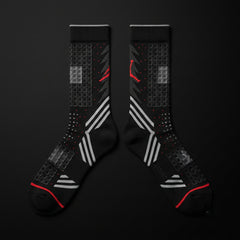 Supreme Black Socks – Supreme x Air Jordan 5 Retro Inspired Mid-Calf Unisex Crew Socks