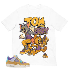 T&J Sneaker Shirt - Match Union LA x Air Jordan 4 Desert Moss
