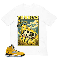 Graphic Tee Take Me To Space Shirt - Matching Air Jordan 5 T23 Tokyo