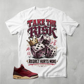 Take The Risk Graphic Tee - Shirt To Match Air Jordan 3 Bin23