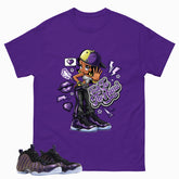 Talk To The Hand Graphic Tee, Shirt to Match Air Foamposite One Eggplant, Air Foamposite Unisex Purple Shirt