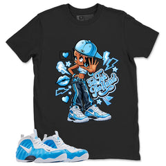 Talk To The Hand Graphic Tee, Shirt to Match Air Foamposite Pro University Blue, Air Foamposite Unisex Blue Shirt