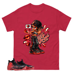 Talk To The Hand Graphic Tee, Shirt to Match Air Foamposite Stranger Things, Air Foamposite Unisex Blue Shirt