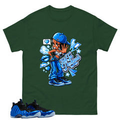 Talk To The Hand Shirt - Match Air Foamposite One Royal