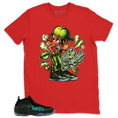 Talk To The Hand Shirt - Match Air Foamposite Pro Pine Green