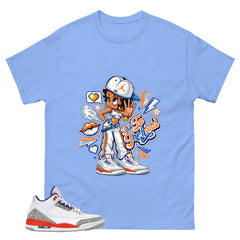 Talk To The Hand Shirt - Match Blue Air Jordan 3 Knicks